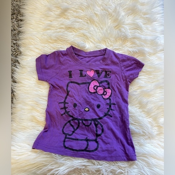Little girl Purple hello kitty top - Picture 1 of 1